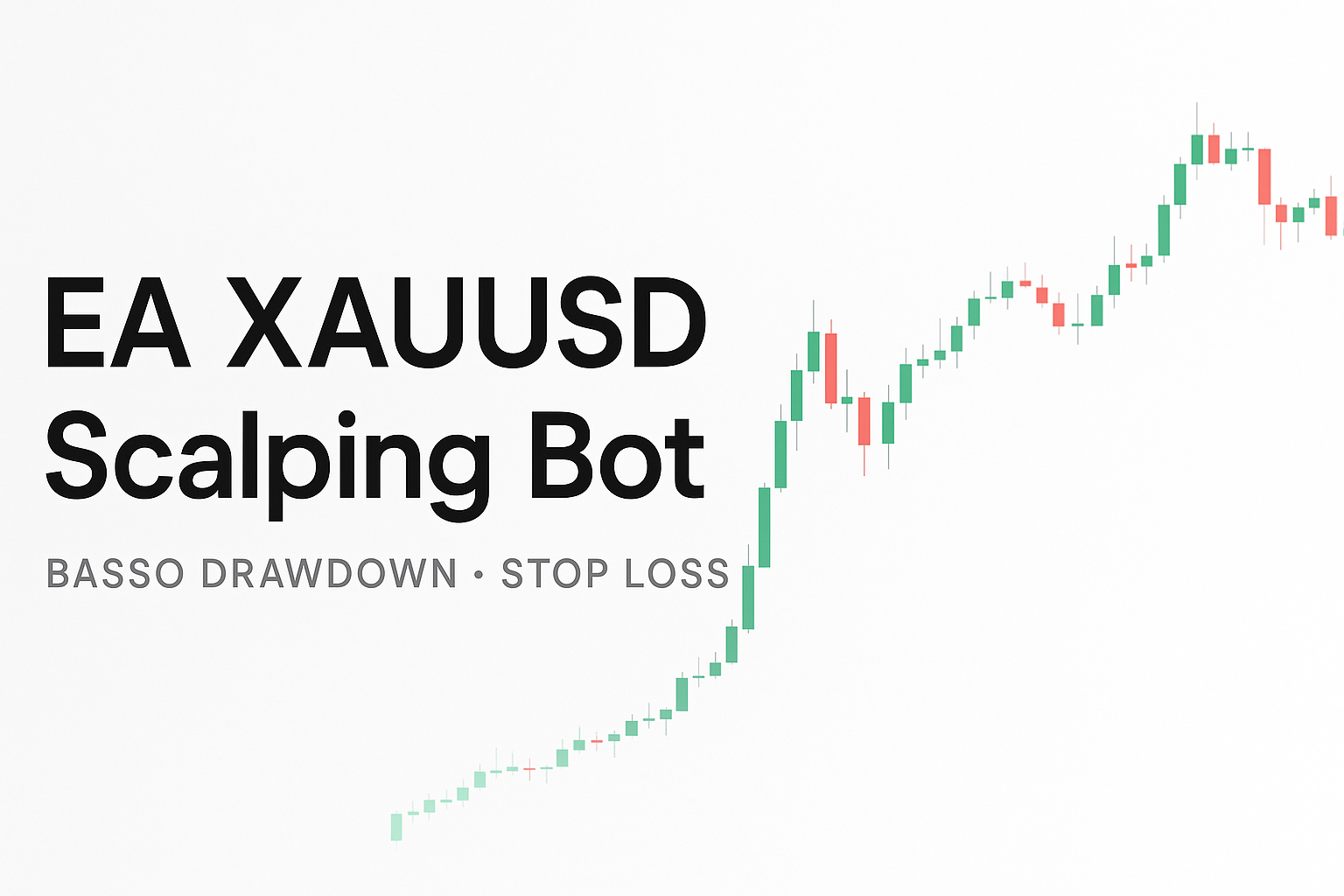 EA XAUUSD, Expert Advisor Oro, trading automatico, robot MT4, scalping XAUUSD, gold trading bot, basso drawdown.